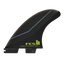 FCSII PG Pro Tri Fin Set  - Smoke/Lime