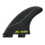 FCSII PG Pro Tri Fin Set  - Smoke/Lime